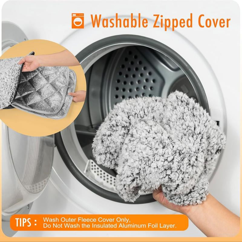 Thanksgiving/Cyber Monday/Christmas/New Year/Valentine’S Stocking Stuffer 🐾 2.0 Self-Heating Cat Bed - Double-Layer Aluminum Foil Pad with Washable Slip-Resistant Cover